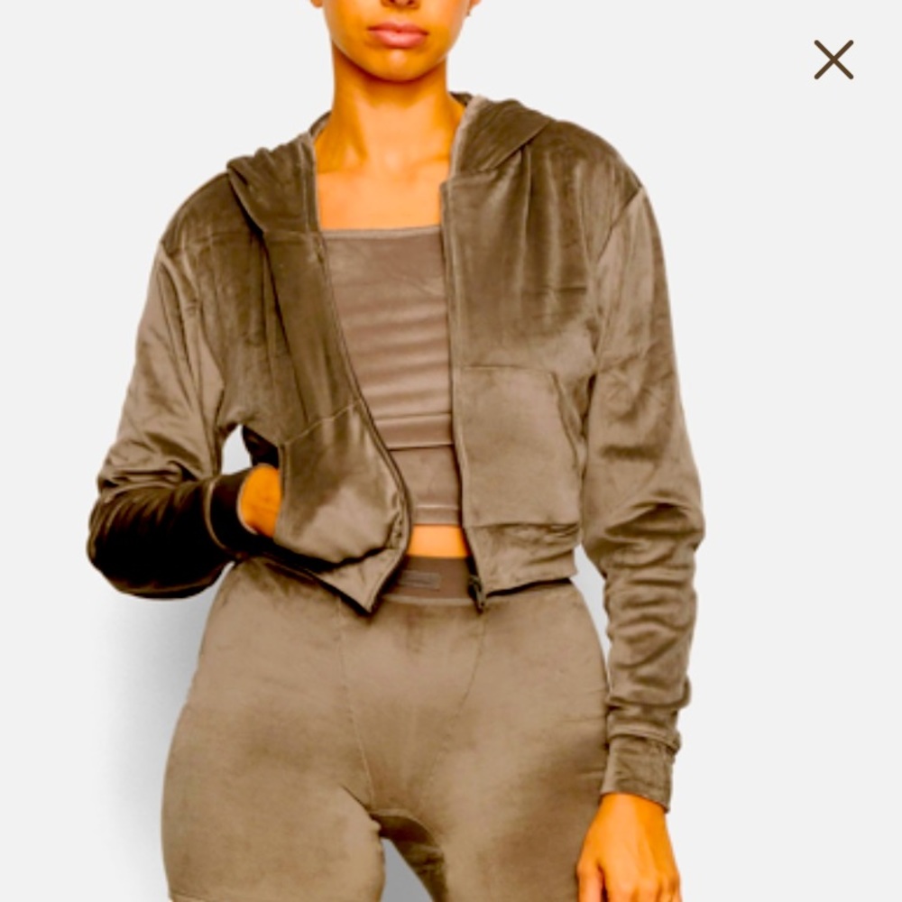 Skims Velour Hoodie